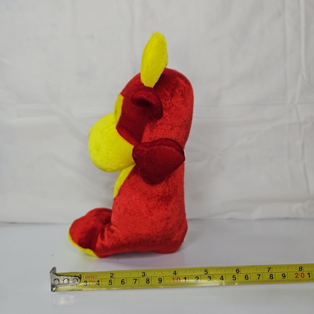 Toymax peek a boo  Cow Plush Toy Toymax Red And Yellow Plush - Picture 7 of 13